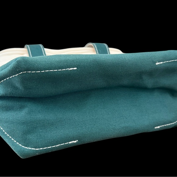 Vintage 90s L.L. Bean Boat and Tote Lunch Insulated Cooler Bag Green Handles EUC - Picture 8 of 10